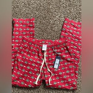 NWT adult extra small vineyard, vines, Christmas pajama pants.